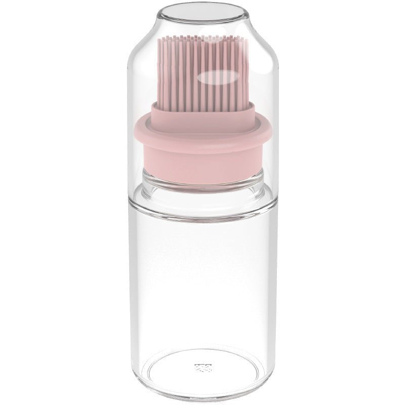 Portable Oil Bottle with Brush Silicone Barbecue Liquid Gadgets High-temperature Kitchen Baking Pastry Barbecue BBQ Tool