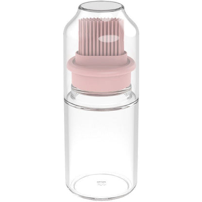 Portable Oil Bottle with Brush Silicone Barbecue Liquid Gadgets High-temperature Kitchen Baking Pastry Barbecue BBQ Tool